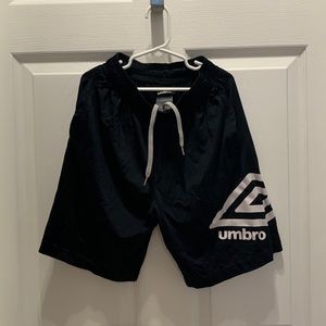 Umbro black/white athletic shorts. Mens medium.